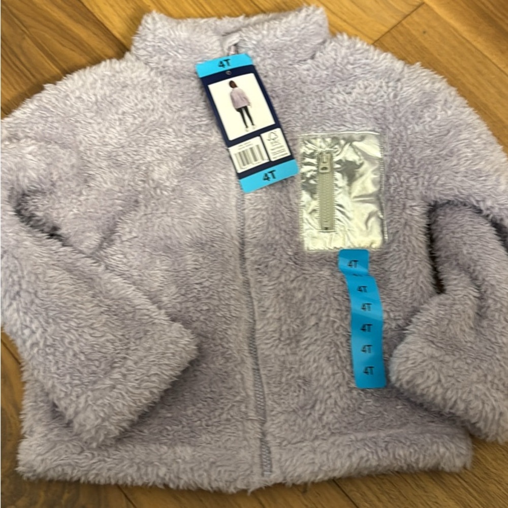 Cozy Kids Fleece Jacket - Light purple